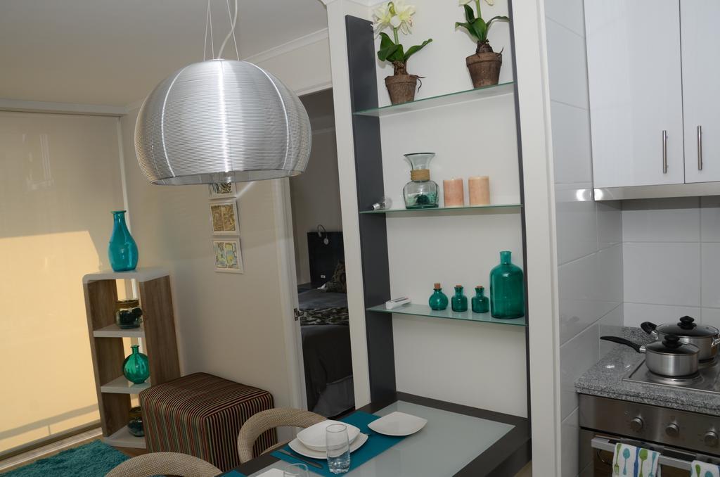 Plaza San Isidro Appartement Santiago Kamer foto